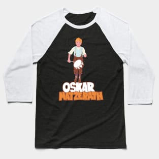 Oskar Matzerath Illustration - Tin Drum Tribute - Guenther Grass Baseball T-Shirt